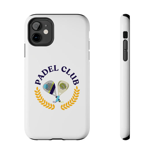 Funda para teléfono con diseño exclusivo deportivo "Padel club"- Resistente a impactos