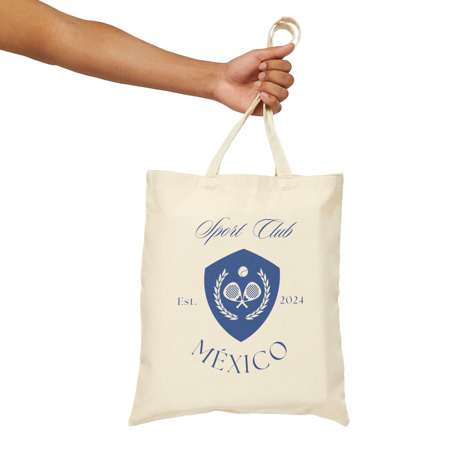 Bolsa Tote con diseño exclusivo deportivo "Sport Club México"- 100% algodón, resistente